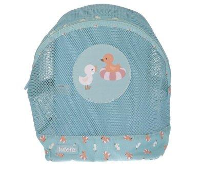 Mochila Praia Anti-areia Baby Ducks Sage