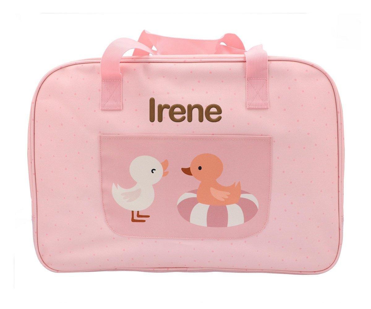 Bolso Carro Bebé Cotton Rosa Personalizable - Tutete