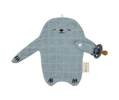 Porta-chupeta Cuddle Sloth Cottage azul