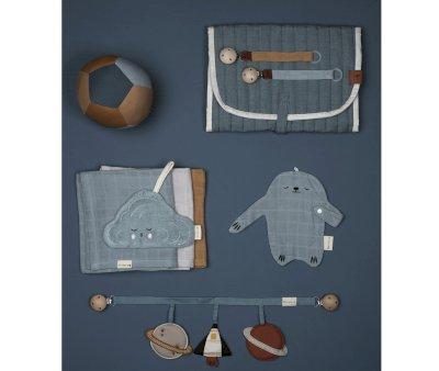 Porta-chupeta Cuddle Sloth Cottage azul