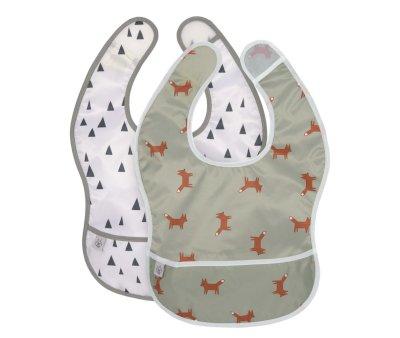 2 Baberos Impermeables Little Forest Fox