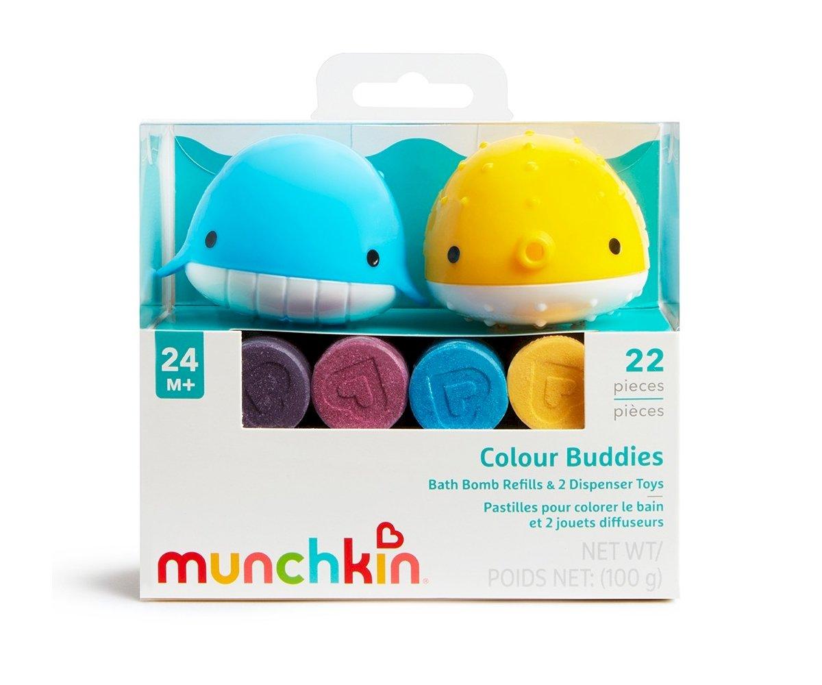 2 Giochi Dispenser + Sali Da Bagno Color Buddies