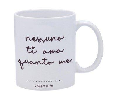 Tazza Ceramica Nessuno ti ama quanto me Personalizzata