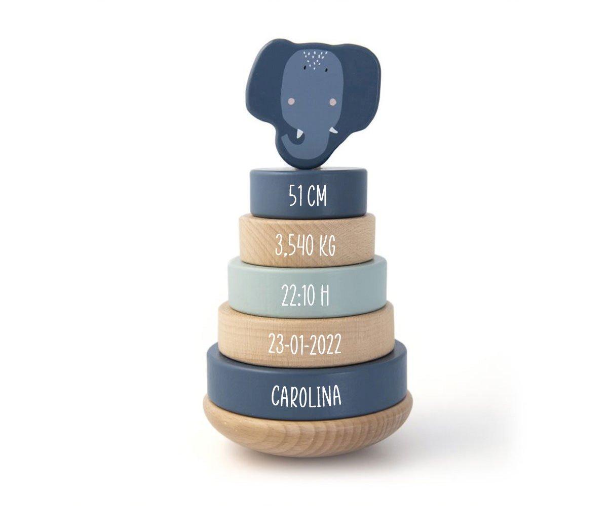 Torre Empilhvel Personalizada Trixie Mr Elephant