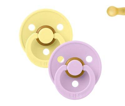 2 Chupeta Bibs Colors Sunshine/Violet Sky