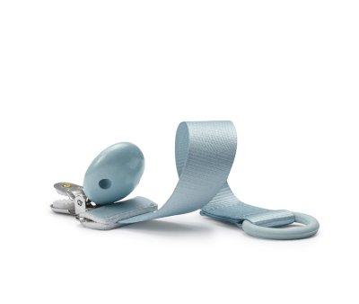Porta-chupeta Madeira Clip Aqua turquesa