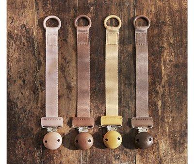 Elodie Details Pacifier Clip Wood Candy Pink