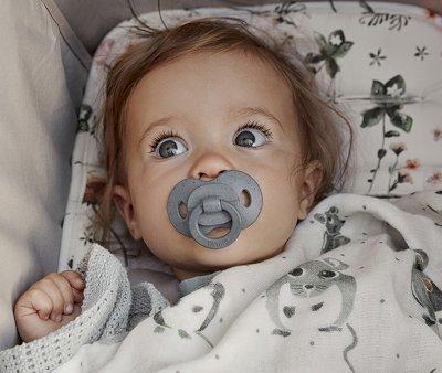 Bamboo Silicone Pacifier Tender Blue +3m