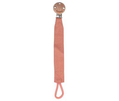Chupetero Wash Cordn Peach Personalizable