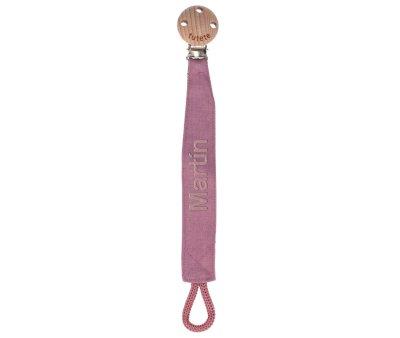 Chupetero Wash Cordn Autumn Rose Personalizable