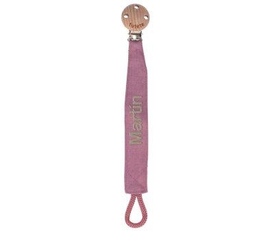 Chupetero Wash Cordn Autumn Rose Personalizable
