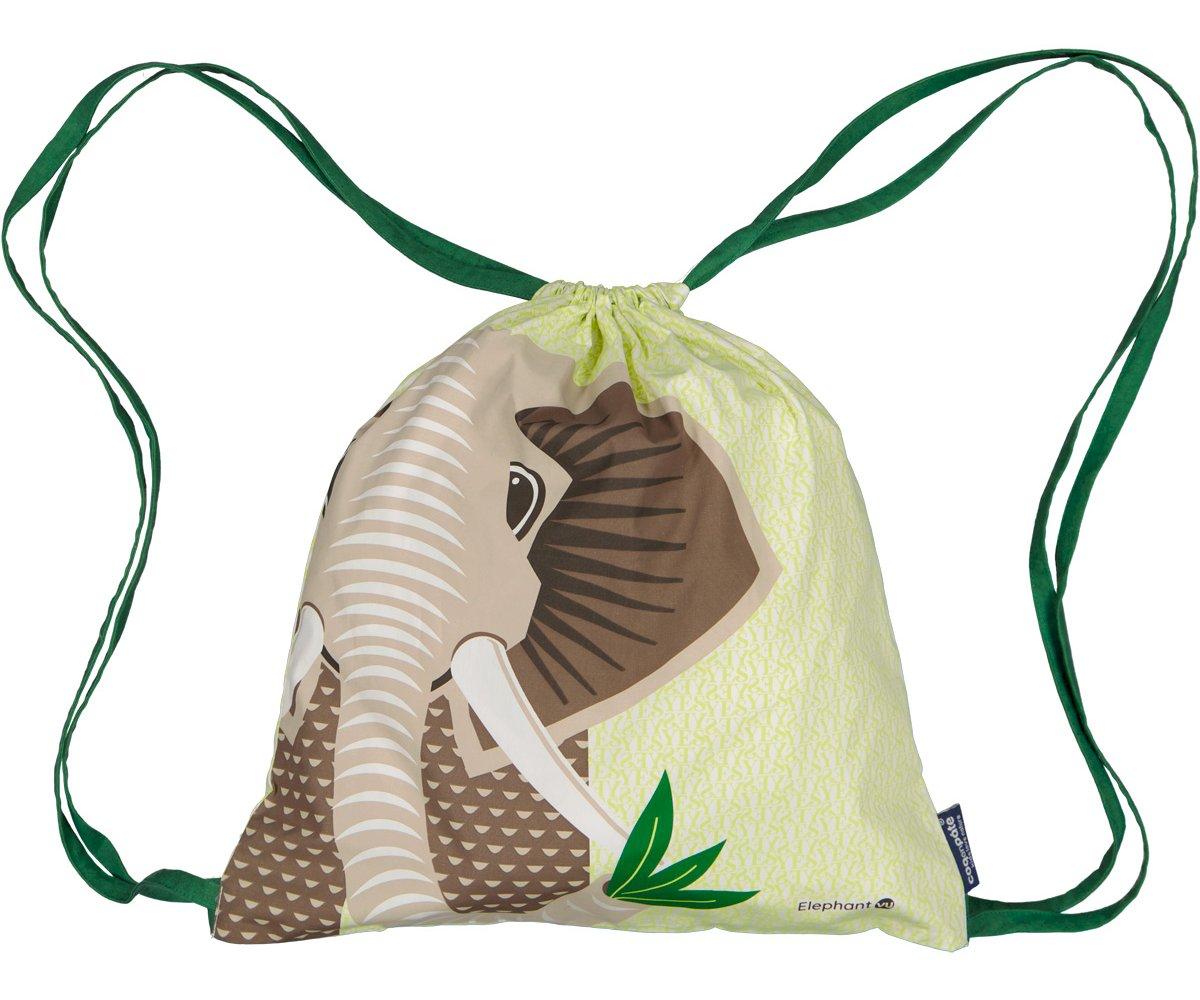 Mochila Saco Elefante Verde Personalizable