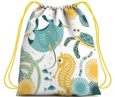 Sacca-Zaino Oceans Personalizzabile