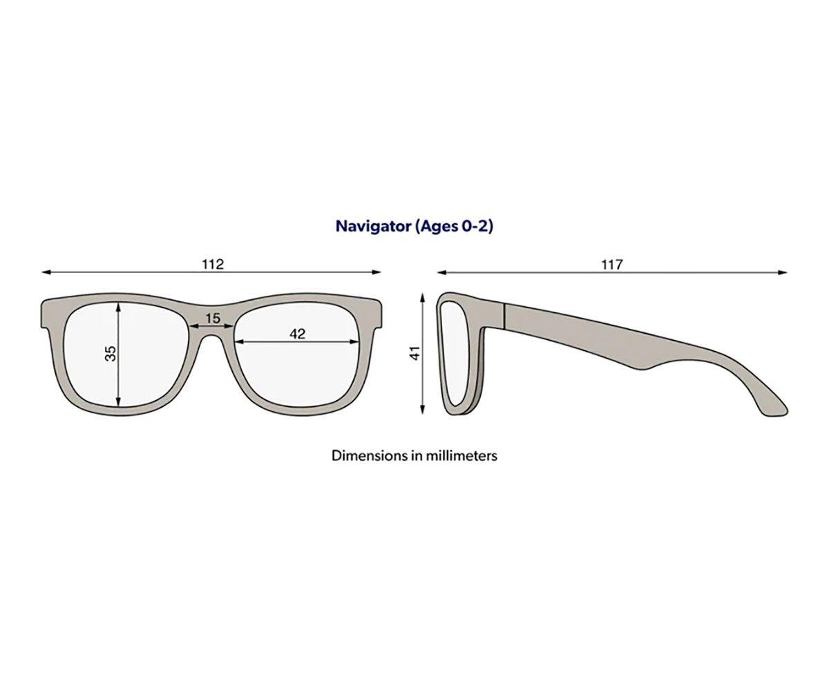Occhiali da Sole Flessibili Navigator Hipster (0-24m) - Tutete