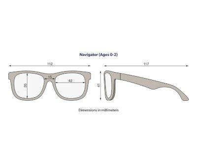 Gafas de Sol Flexibles Navigators Fade to Blue (0-24m)