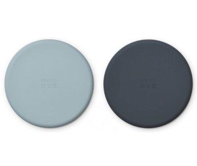Pratos Silicone Brandon Sea Blue/Whale Blue mix