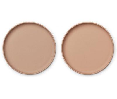 2 Pratos Silicone Brandon Pale Tuscany/TuscanyRose