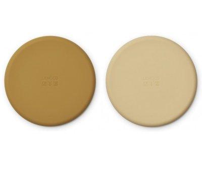 Pratos de silicone Brandon Golden Caramel/Safari Mix