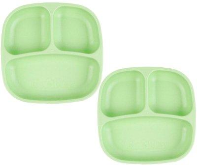 Pack 2 Replay Leaf Compartment Plates