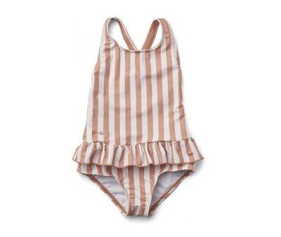 Costume Intero Amara Stripe Dusty Coral/Creme