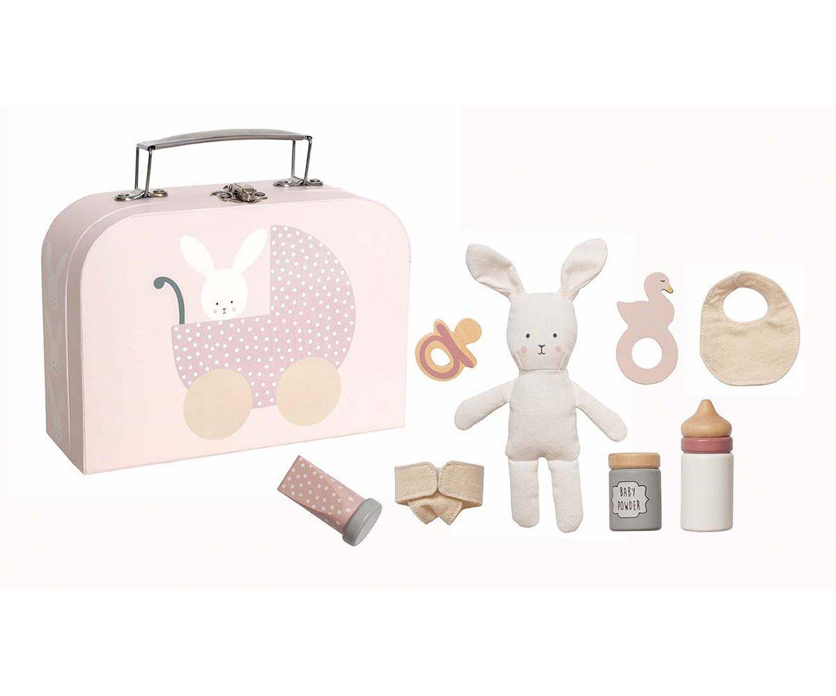 Malette D'accessoires Pour Bébé Lapin