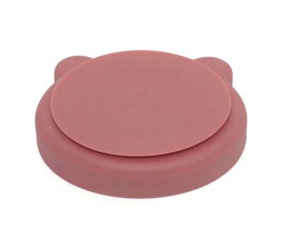 Prato com ventosa Bear Mahogany Rose