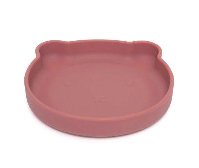 Prato com ventosa Bear Mahogany Rose