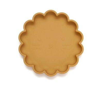 Prato com ventosa Lion Ocre