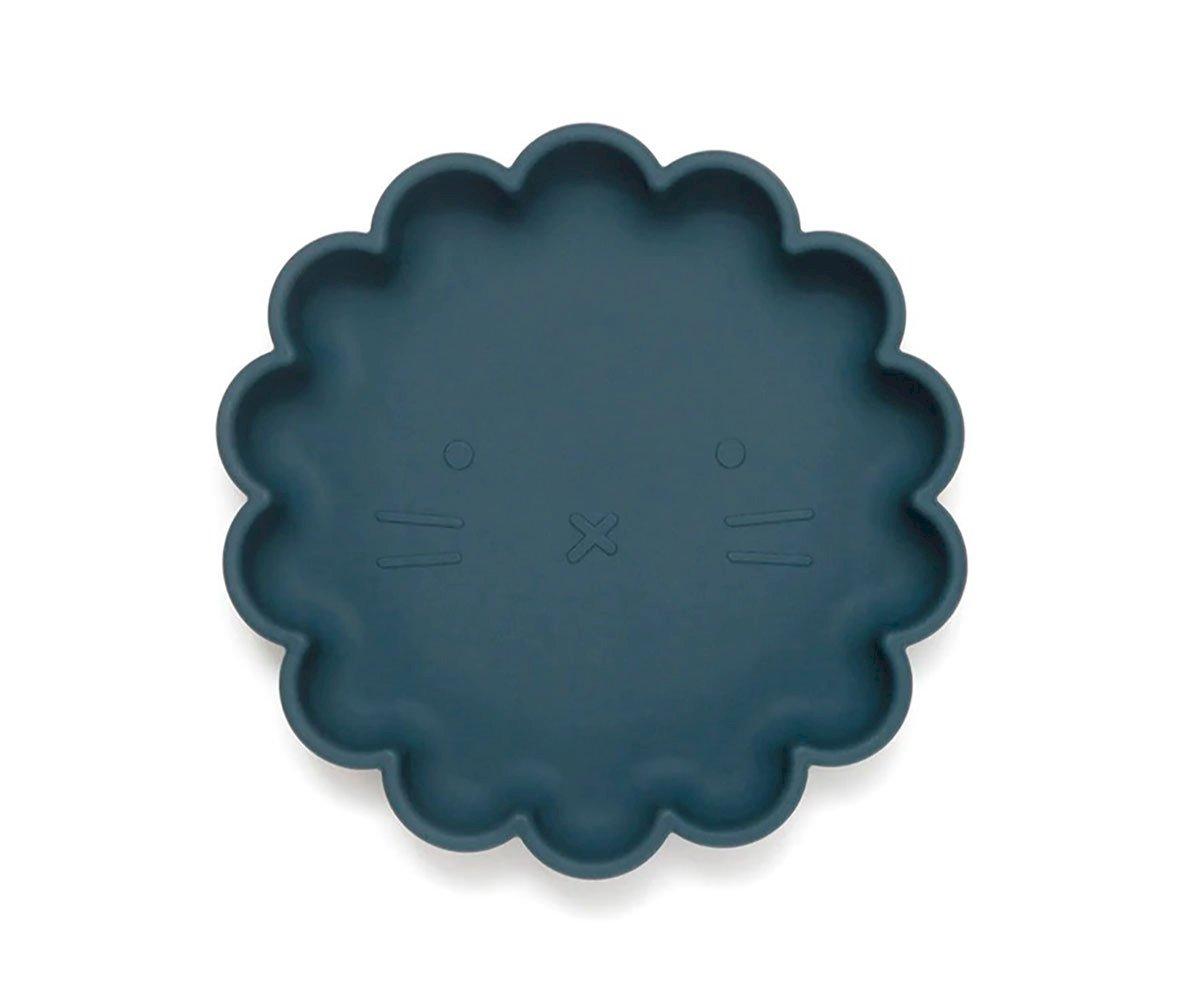 Plato Con Ventosa Lion Balsam Blue