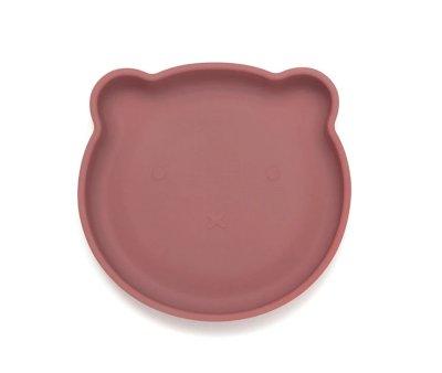 Prato com ventosa Bear Mahogany Rose