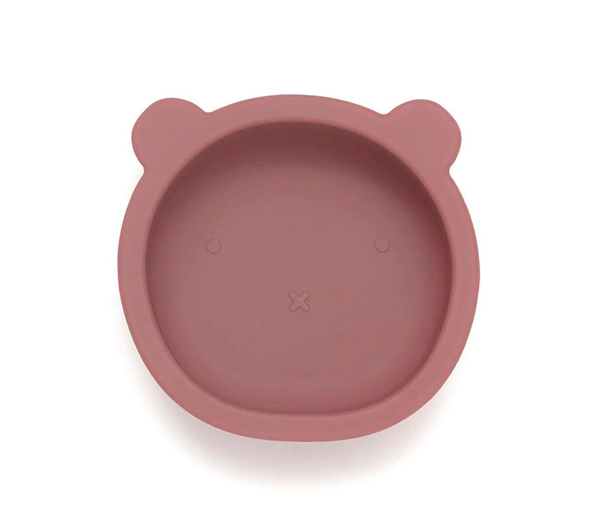 Ciotola Silicone Con Ventosa Bear Mahogany Rose