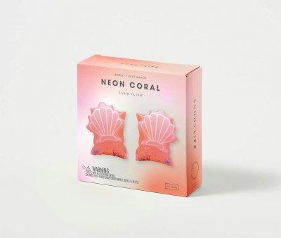 Manguitos Shell Neon Coral