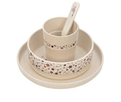 Conjunto de Jantar 4 peas Eco Tiny Farmer Beige