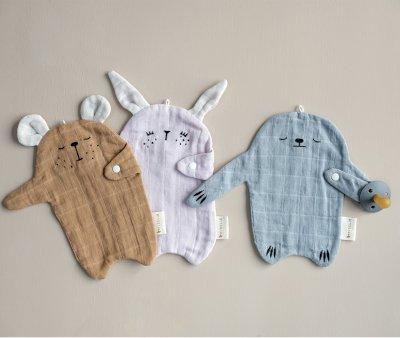 Attache-ttine Cuddle Bunny Lilas