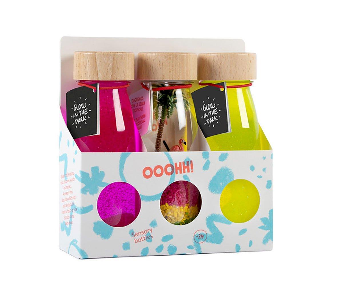 Pack 3 Botellas Sensoriales Paradise - Tutete