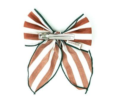 Clip Cabelo com lao mdio Stripes Atlas+Earth