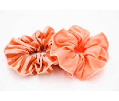2 Scrunchie Cabelo Stripes Sunset + Earth