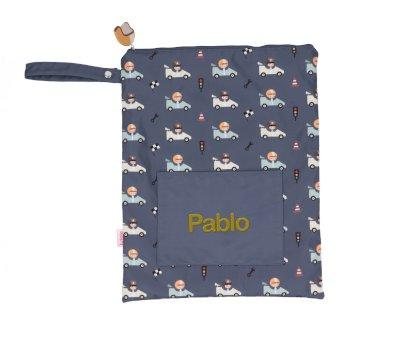 Bolsa Impermeable Grande Speed Racers Personalizable