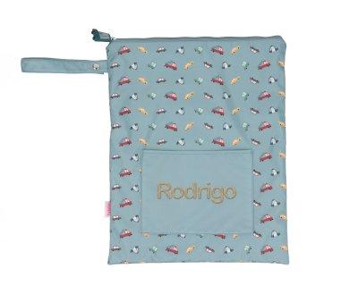Bolsa Impermeable Grande Vintage Cars Personalizable