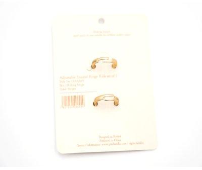 2 Anillos Esmaltados Enamel Stripes