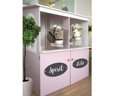 Cavallino Grigio Hobby Horse con Bastone