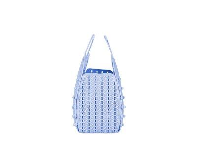 Borsa Mini Pieghevole Plastica Baby Blue