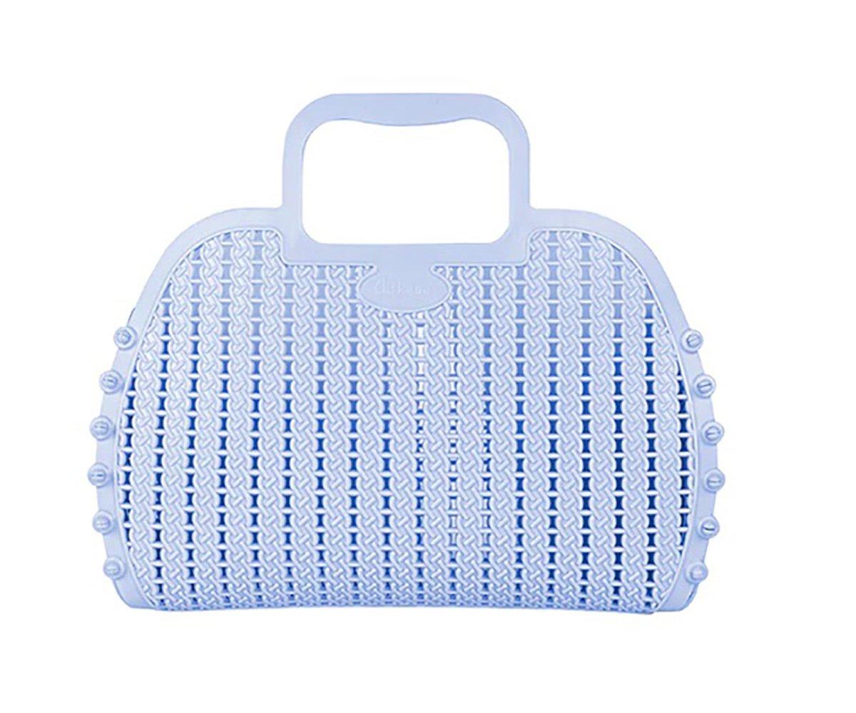 Bolsa Mini Plegable Plástico Baby Blue