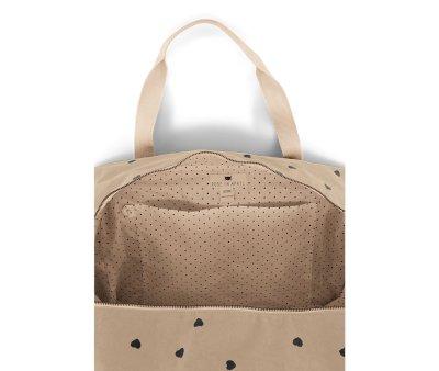 Bolso de Maternidad Raphael Corazones Sand