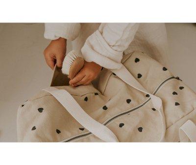 Bolso de Maternidad Raphael Corazones Sand