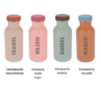 Bottiglia Acciaio Tutete Terracotta Personalizzabile 500ml