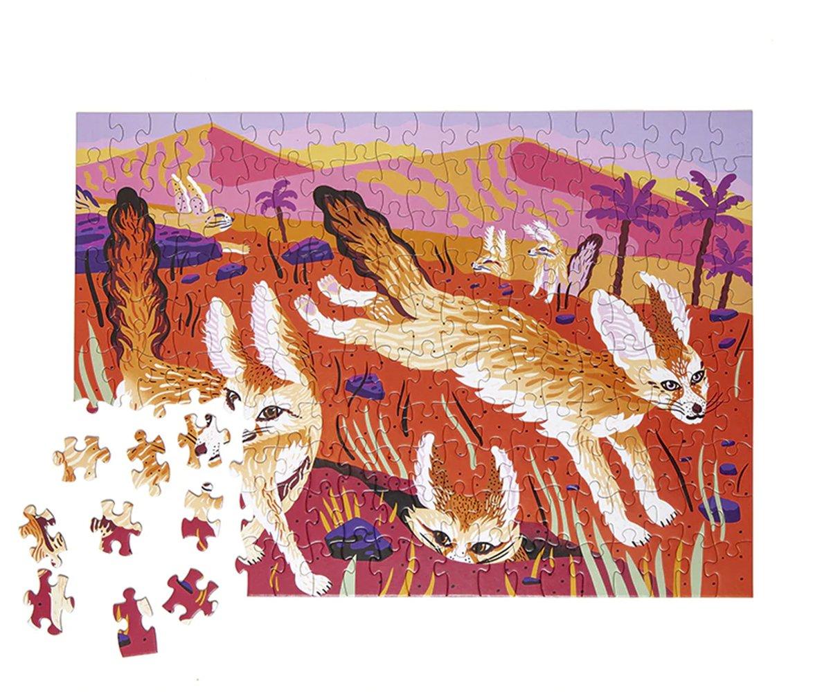 Puzzle Zorro en el Desierto 200 Piezas Tutete