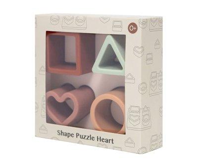 Puzzle embotable coeur