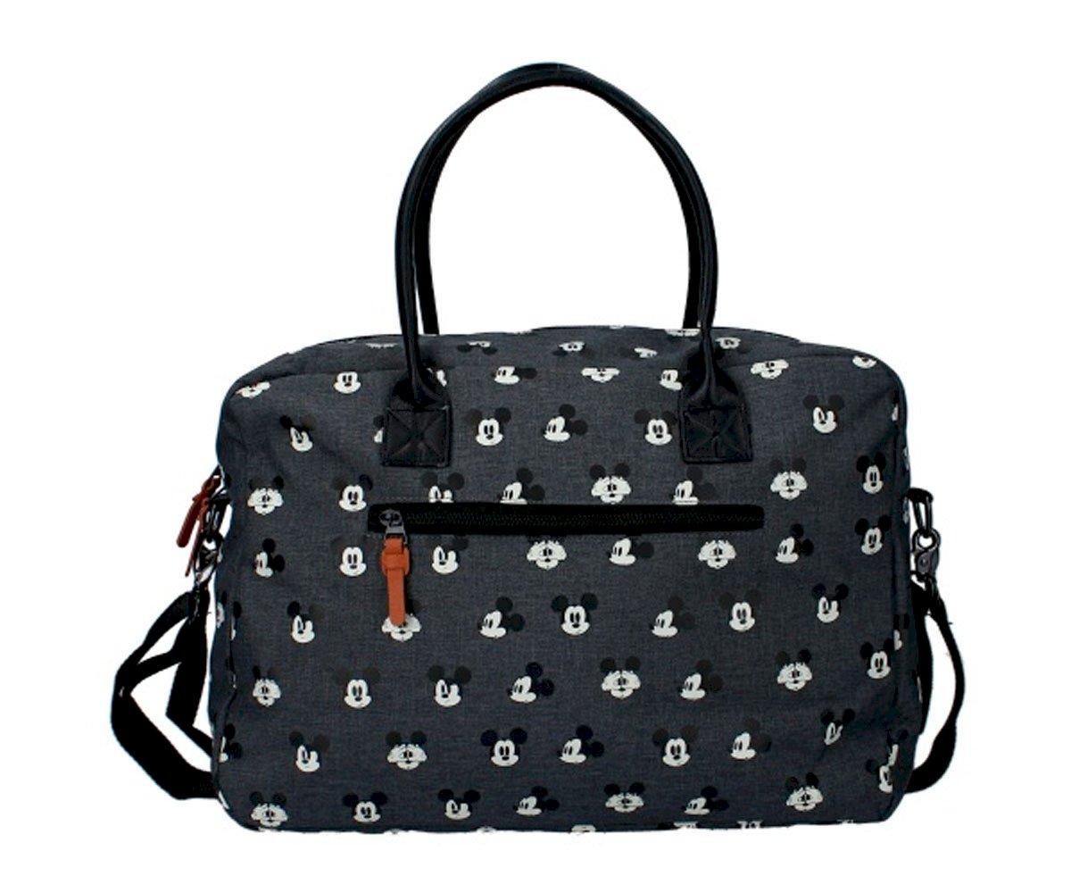 Bolso Carro Bebé con Cambiador Mickey Mouse Better Care Negro Tutete