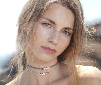 Collar-Pulsera Du Beige